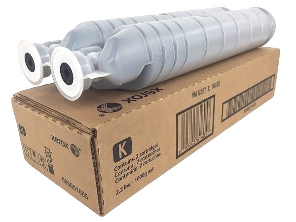 Original Xerox 6R1605 Standard Yield Black Toner Cartridge, 006R01605