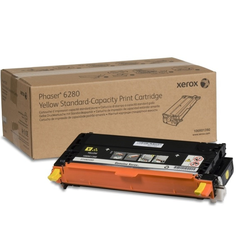 Original Xerox 106R01390 Standard Yield Yellow Toner Cartridge