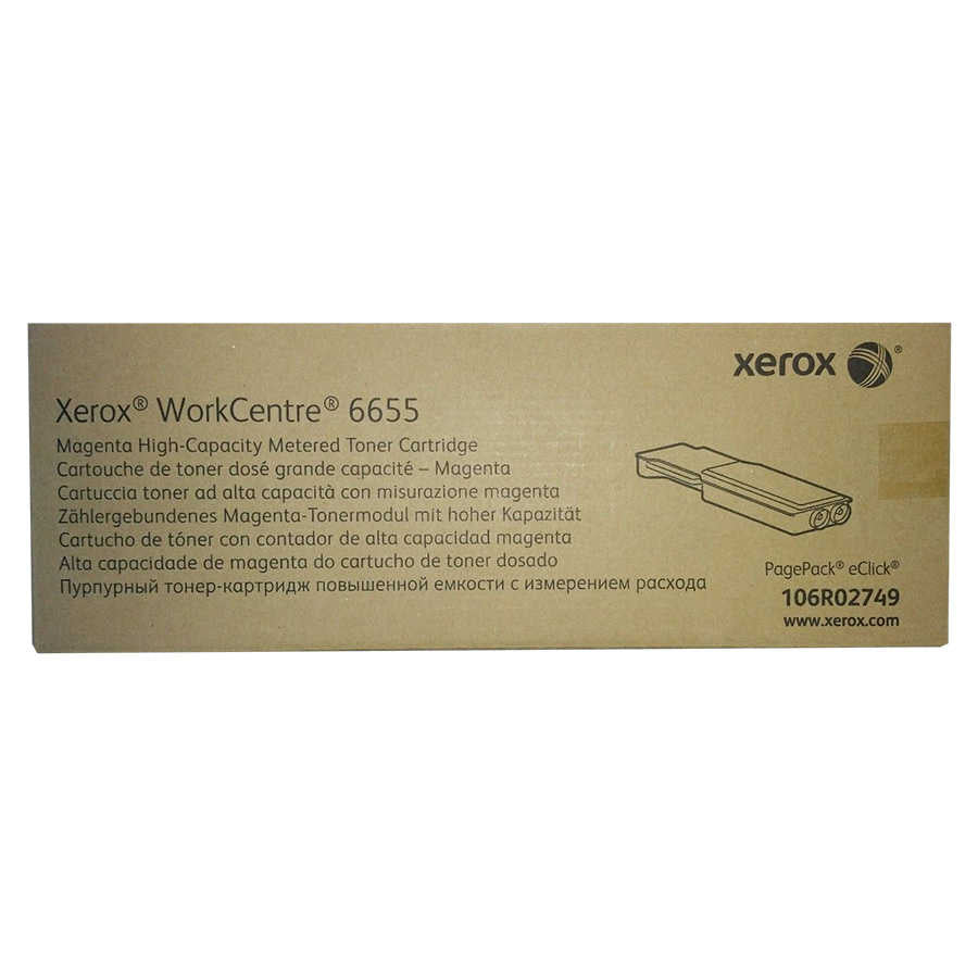 Original Xerox WORKCENTRE 6655 High Yield Magenta Toner Cartridge, 106R02749