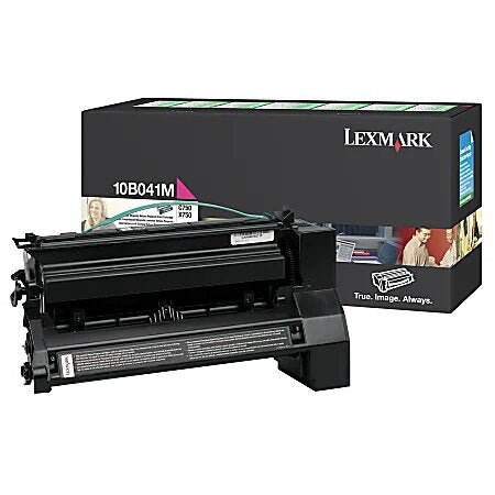 Genuine Lexmark C750 Standard Yield Magenta Toner Cartridge, 10B041M