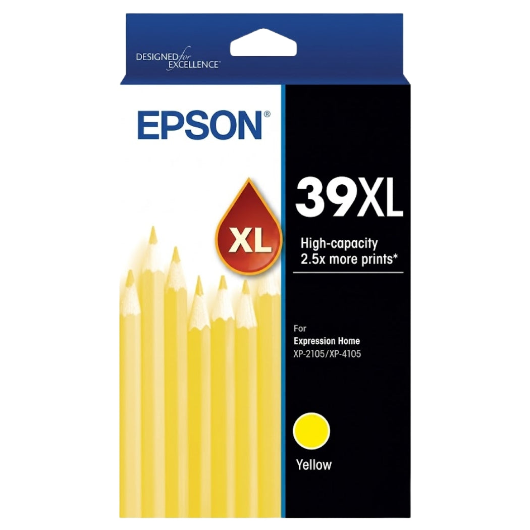 Original Epson 39XL High Yield Yellow Ink Cartridge, C13T04L492