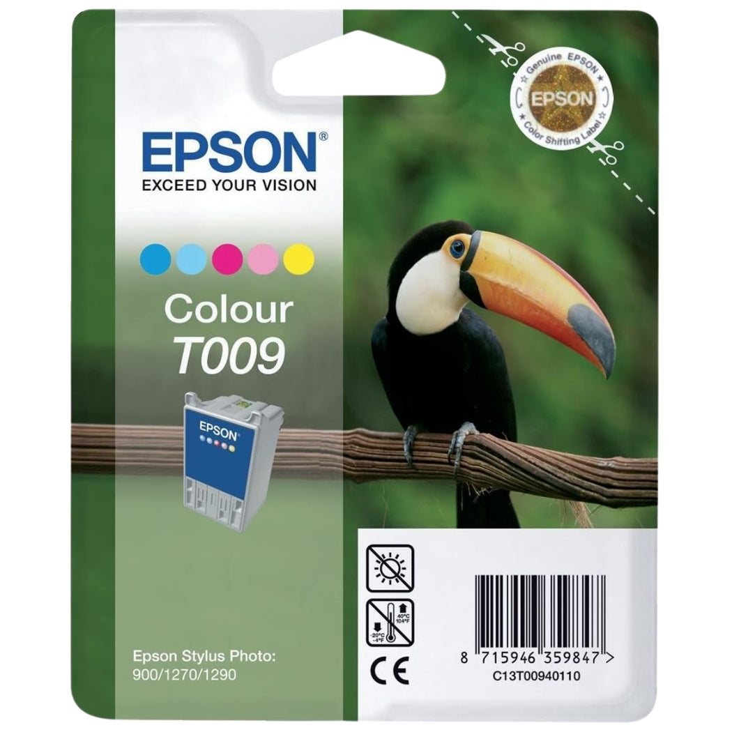 Genuine Epson T009 Standard-Yield Color Ink Cartridge, T009201
