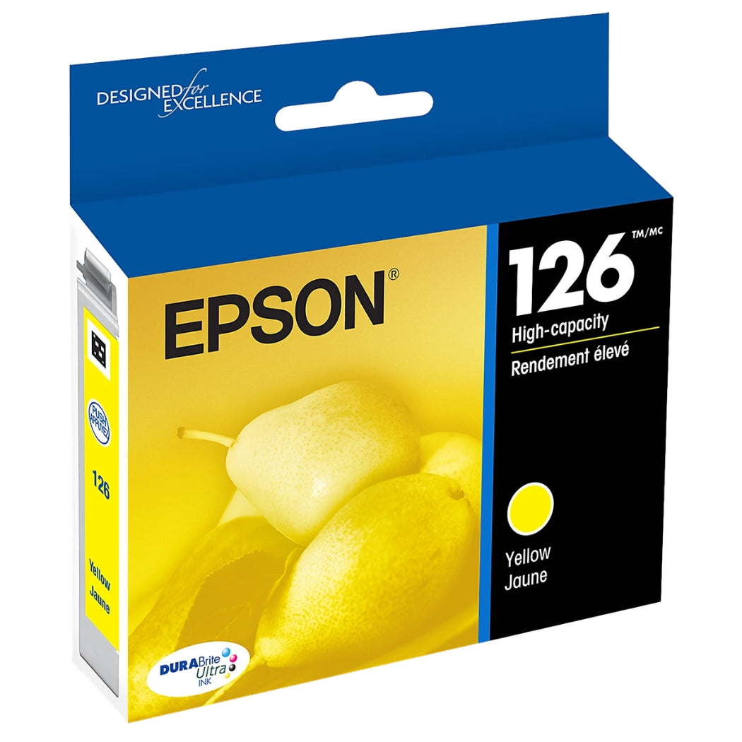 New Genuine Epson 126 Yellow Ink Cartridge