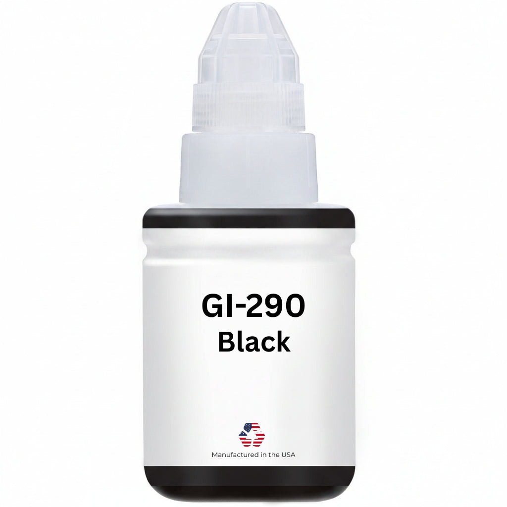 JIT Brand Replacement For Canon GI-290 (1595C001) 135 ml Black Ink Bottle Made in the USA