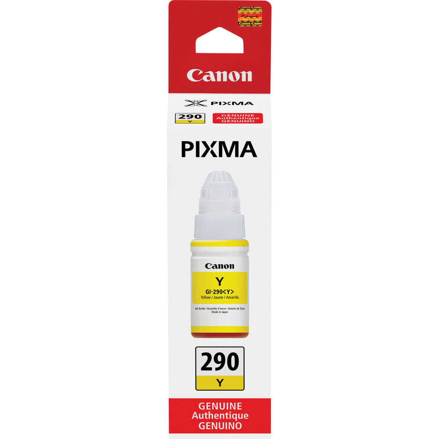 Original Canon GI-290 High Yield Yellow Ink Bottle, 1599C001
