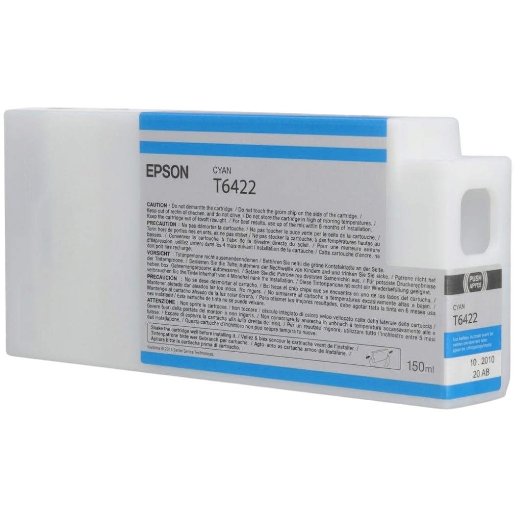 Epson T6422 Cyan 150ml Ink Cartridge