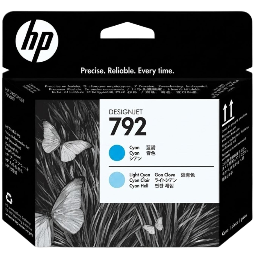 HP 792 Cyan/Light Cyan Latex Printhead, CN703A