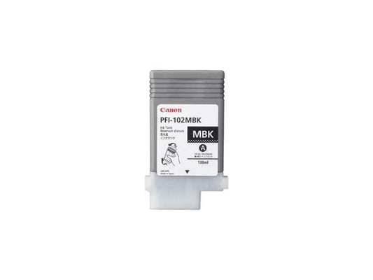 Canon PFI-102 130mL Matte Black Ink Cartridge