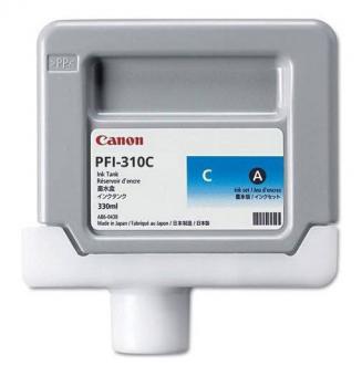 Original Canon PFI-310C Cyan Ink Cartridge,2360C001