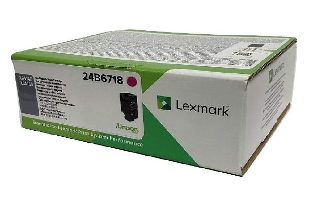 Original Lexmark XC4140 Standard Yield Magenta Toner Cartridge, 24B6718