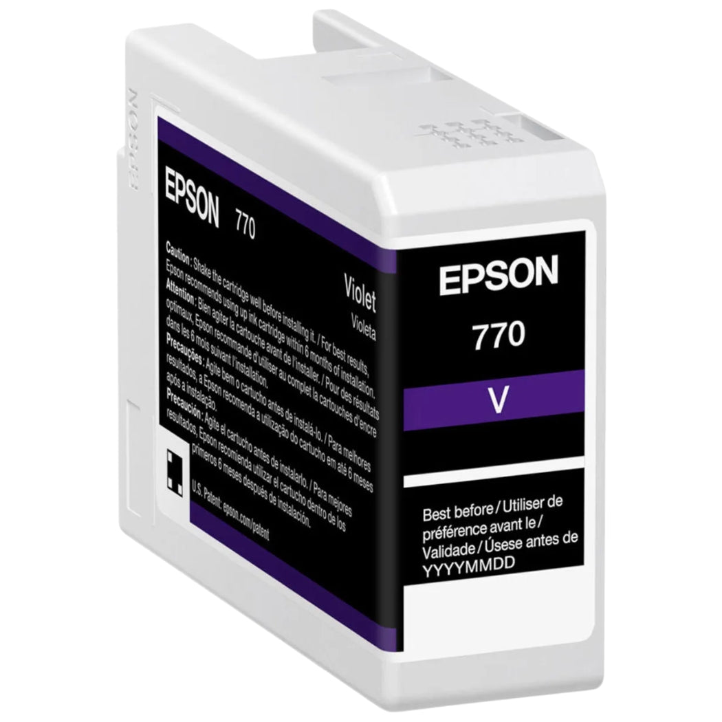 Original Epson 770 Standard Yield Violet Ink Cartridge, T770020