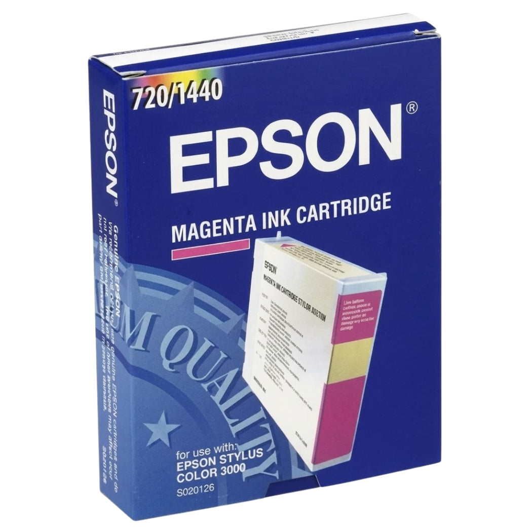 Genuine Epson S020126 Magenta Inkjet Cartridge, MJIC9M