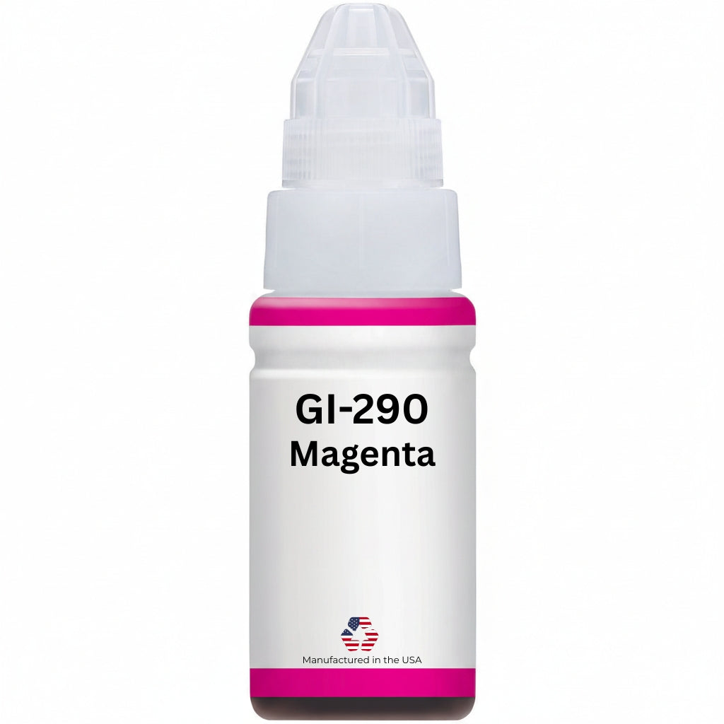 JIT Brand Replacement For Canon GI-290 (1597C001) 70ml Magenta Ink Bottle Made in the USA