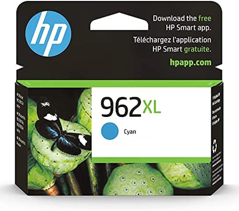 Original HP 962XL High Yield Cyan Ink Cartridge, 3JA00AN