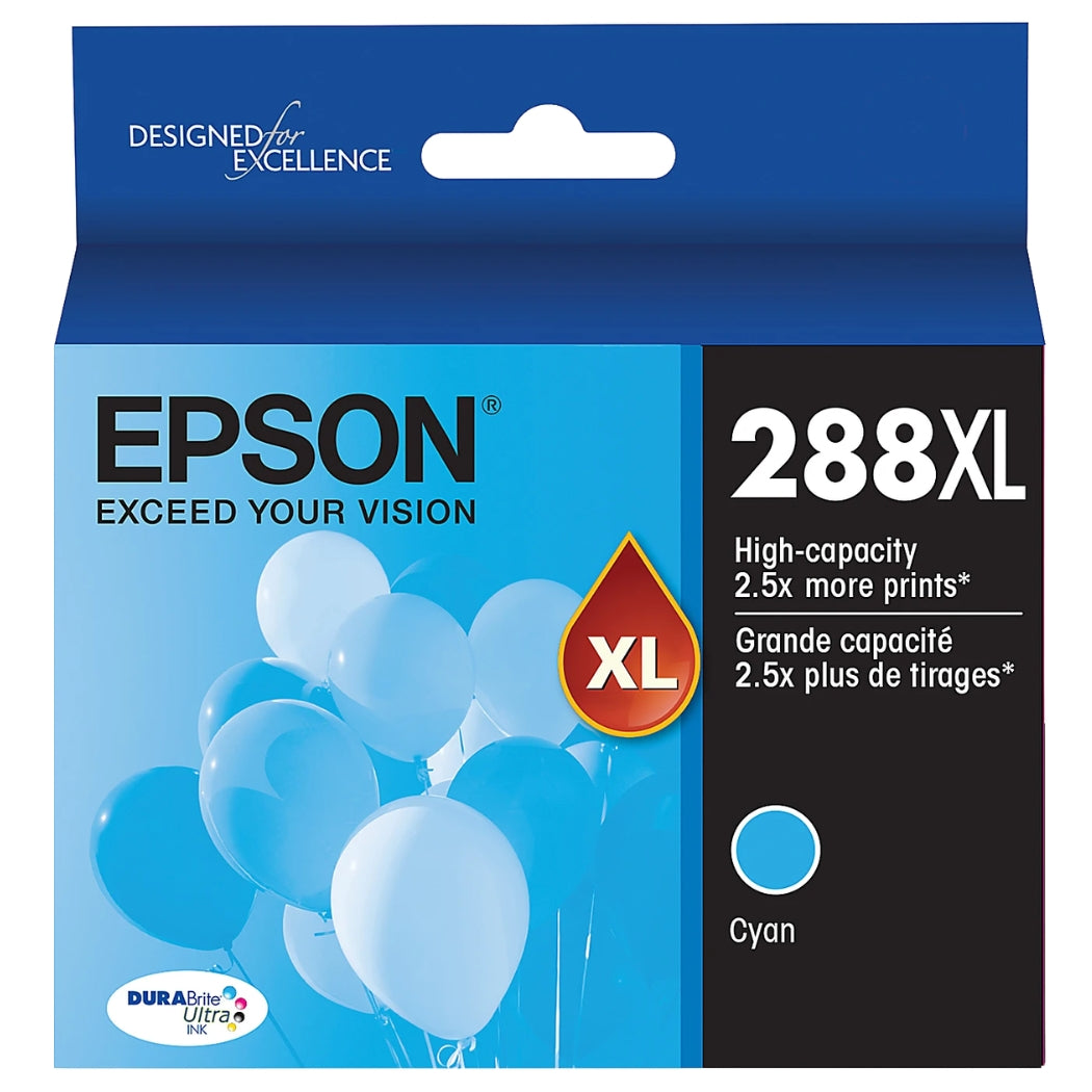 New Genuine Epson 288XL Cyan Ink Cartridge