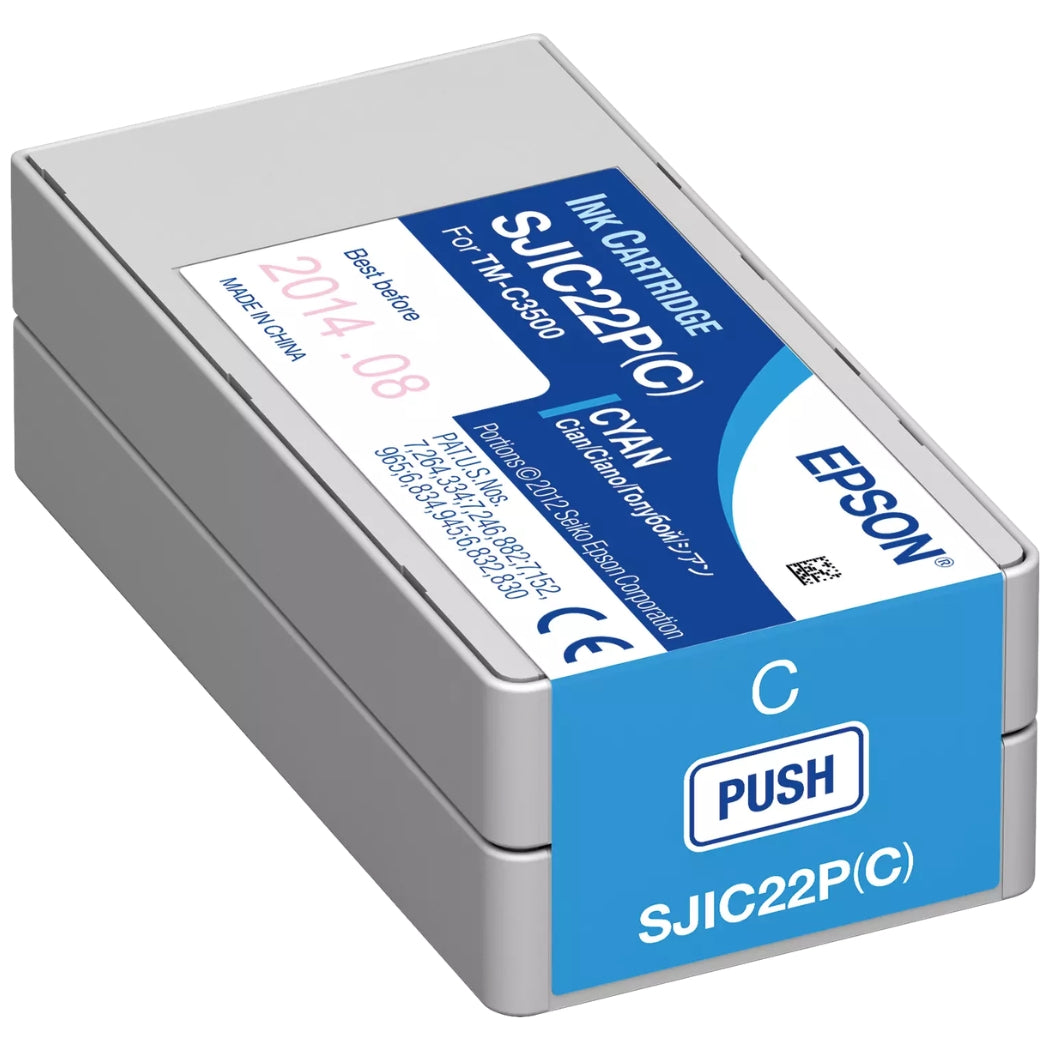Epson SJIC22P Cyan Ink Cartridge
