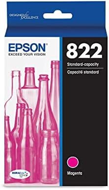 Epson T822 Standard Yield Magenta Single Ink Cartridge, T822320-S