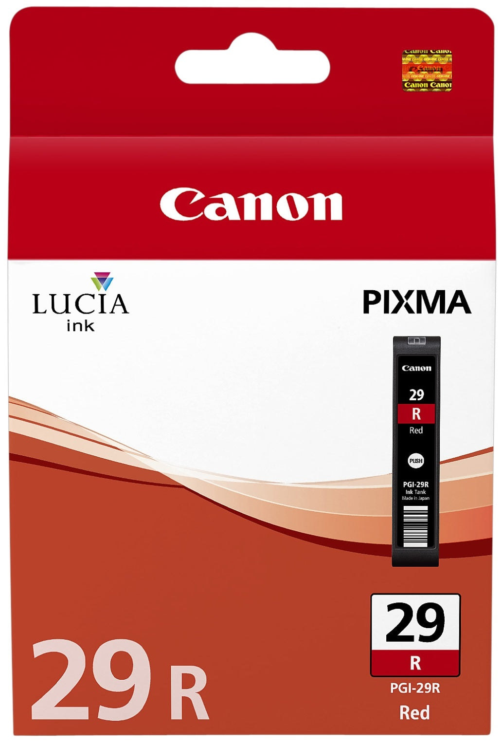 Original Canon PGI-29 Standard Yield Red Ink Cartridge, 4878B001