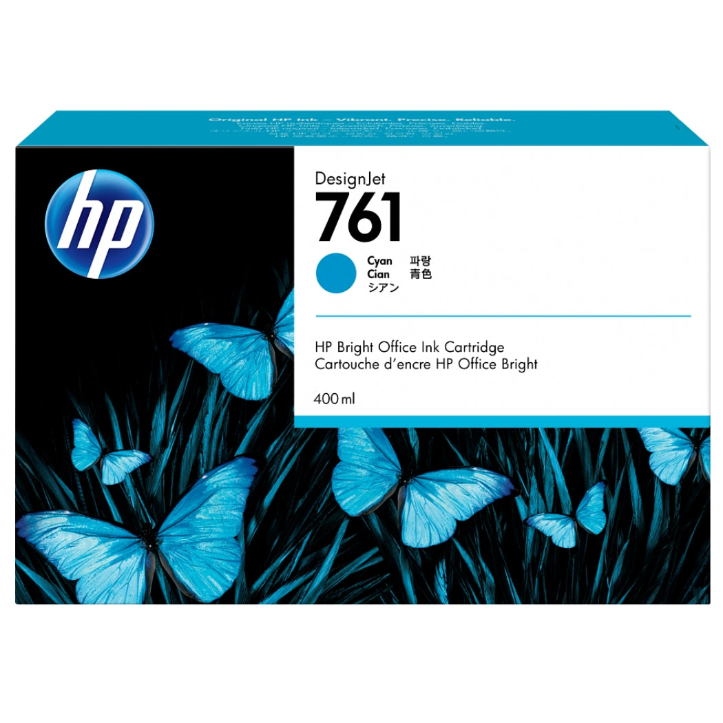 HP 761 400mL (CM994A) Cyan Ink Cartridge