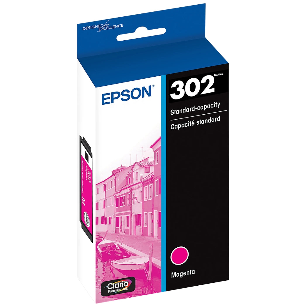 Epson 302 Magenta Ink Cartridge, T302320