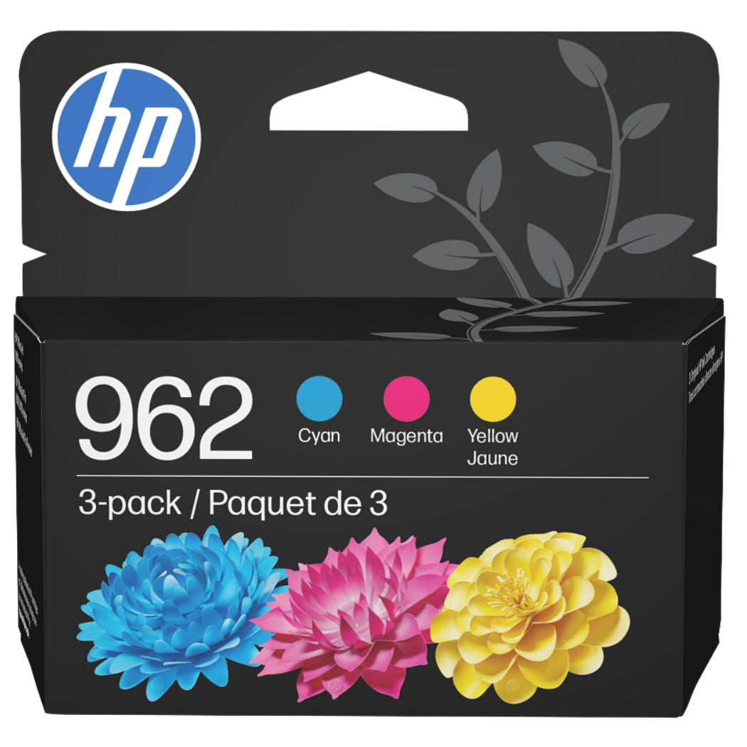 Original HP 962 Cyan, Magenta, Yellow Ink Cartridge