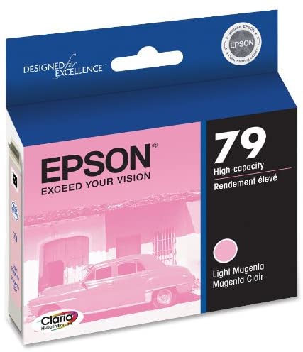 Original Epson 79 Standard Yield Light Magenta Ink Cartridge, T0796