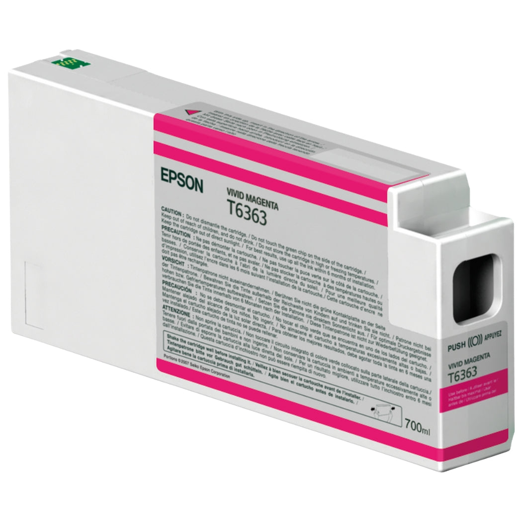 Epson T6363 Vivid Magenta Ink Cartridge, T636300