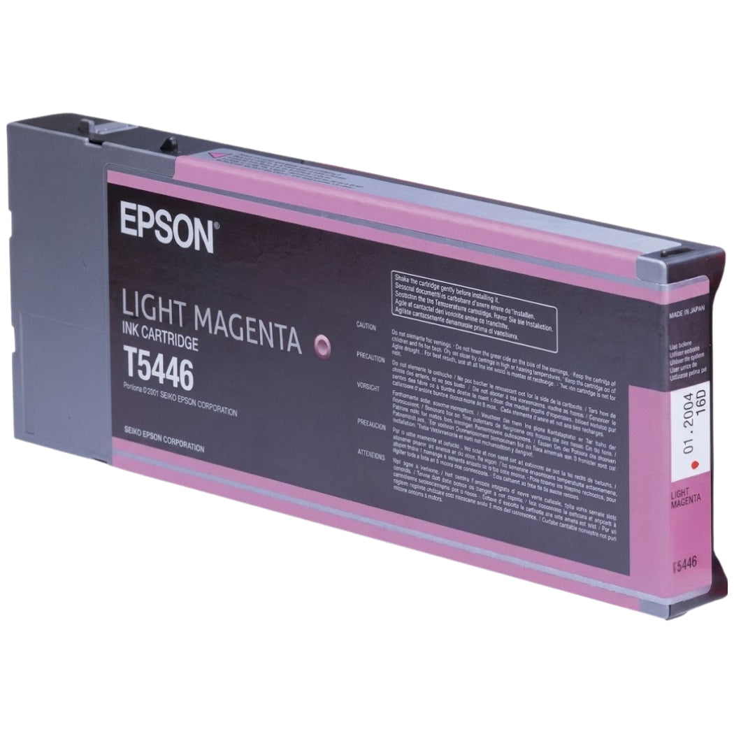 Epson T5446 High-Yield Light Magenta 220ml Ink Cartridge, T544600