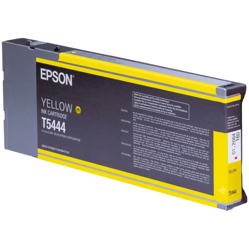 Epson T5444 High-Yield Yellow 220ml Ink Cartridge, T544400