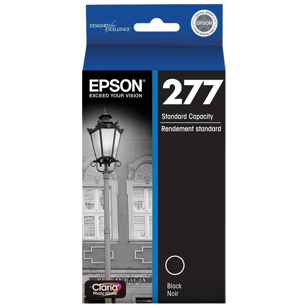 Epson 277 Standard-Yield Black Inkjet Cartridge, T277120-S