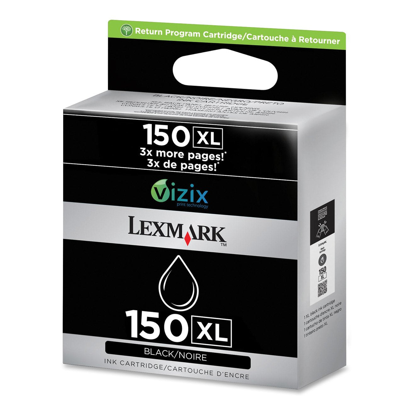 Original Lexmark #150XL High Yield Black Ink Cartridge