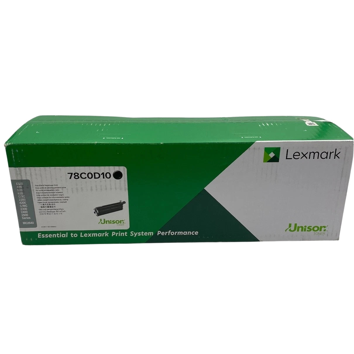 Original Lexmark 78C0D10 Extra High Yield Black Developer Unit