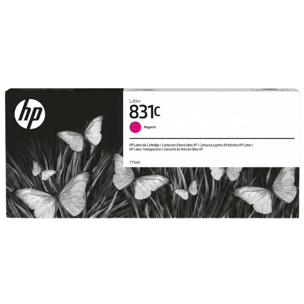 Original HP 831C 775-ml High Yield Magenta Latex Ink Cartridge, CZ696A