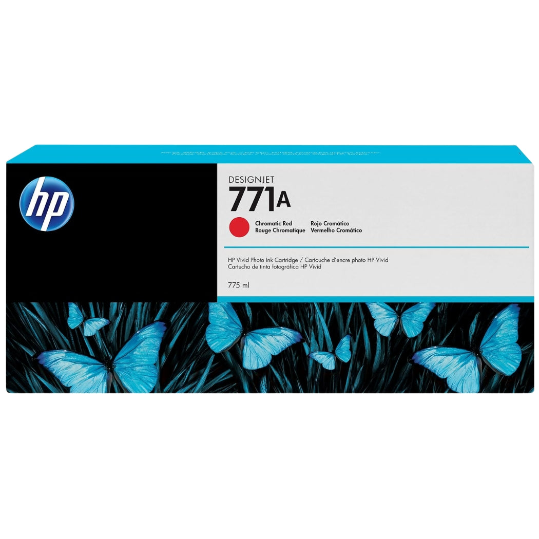 HP 771A 775-ml (B6Y16A) Chromatic Red Standard Yield Ink Cartridge
