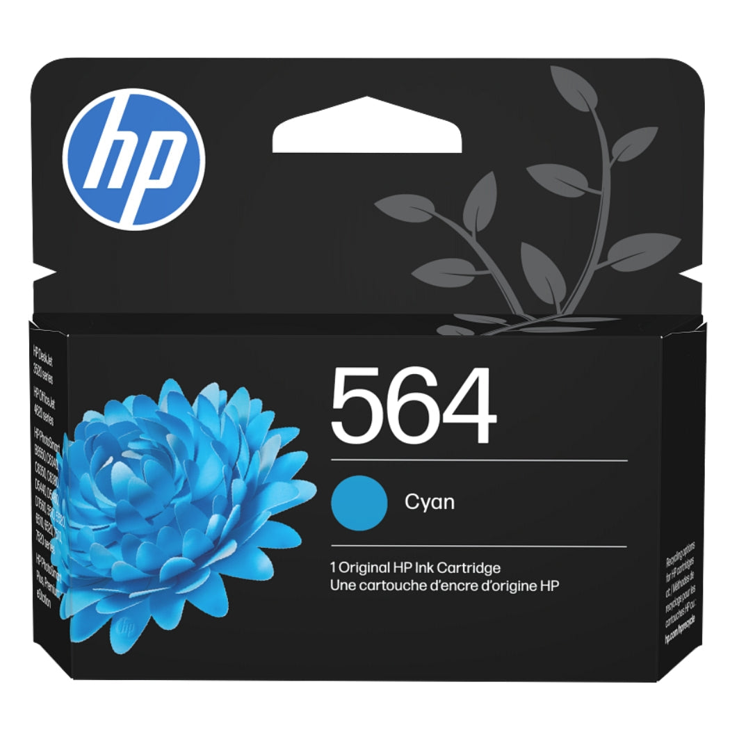 Original HP 564 (CB318WN) Cyan Ink Cartridge