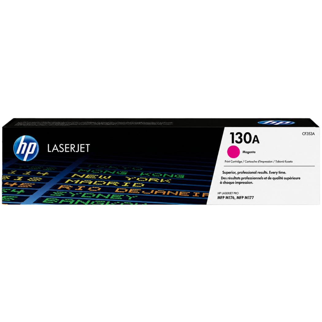 Genuine HP 130A Magenta LaserJet Toner Cartridge, CF353A