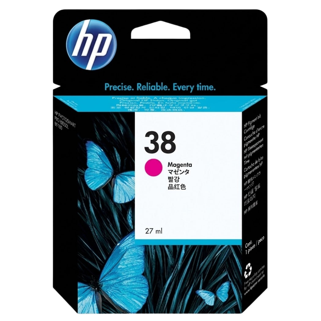 OEM HP 38 Magenta (C9416A) Ink Cartridge