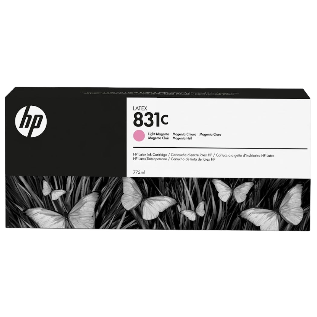 Original HP 831C 775-ml High Yield Light Magenta Latex Ink Cartridge, CZ699A