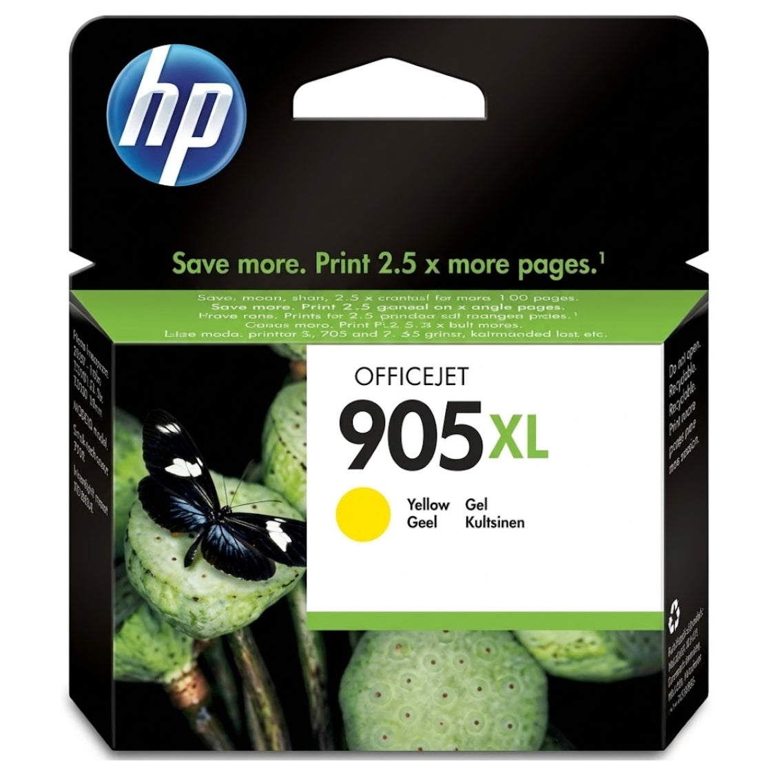 Original HP 905XL (T6M13AA) High Yield Yellow Ink Cartridge