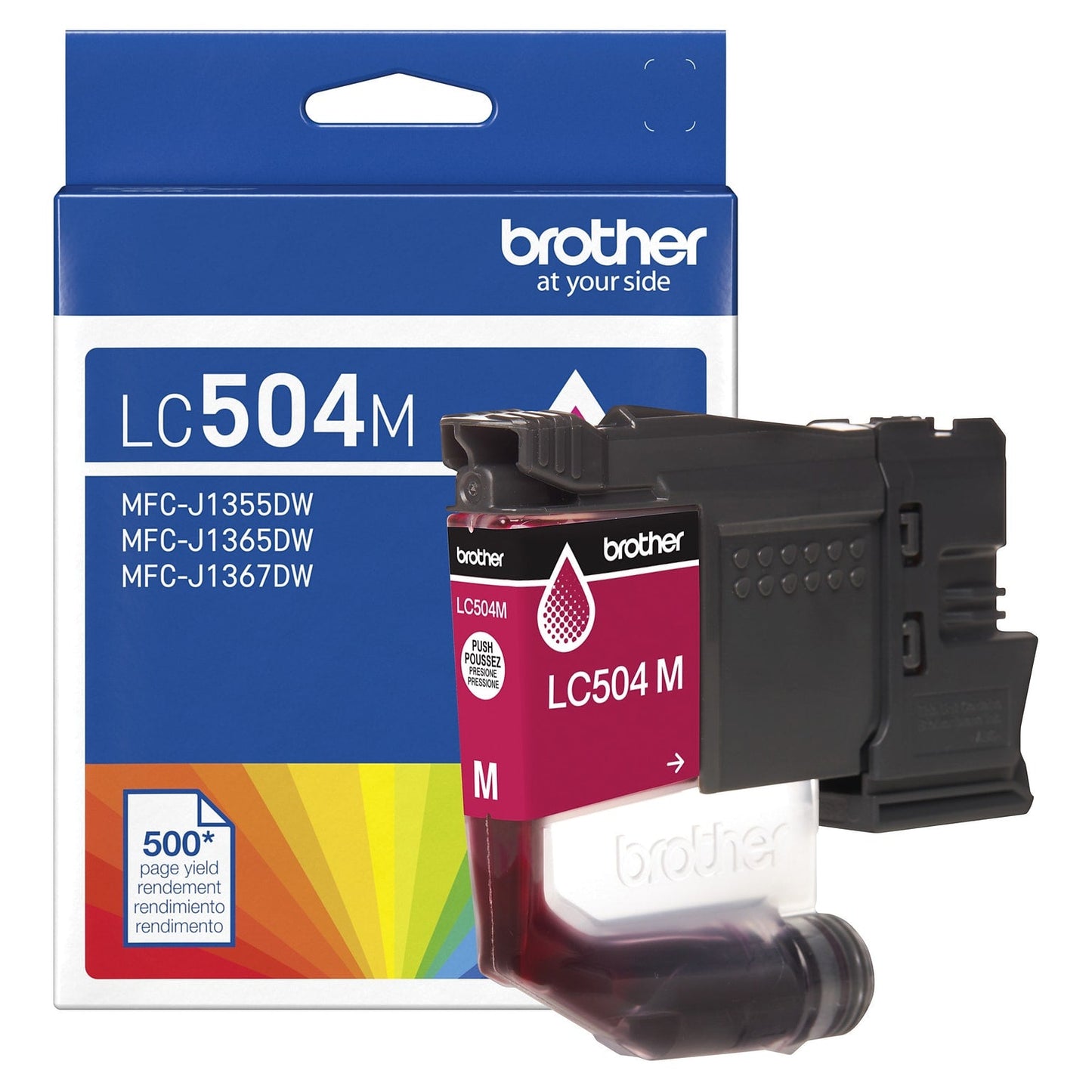 Original Brother LC504 Standard Yield Magenta Ink Cartridge