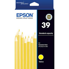 Original Epson 39 Standard Yield Yellow Ink Cartridge, C13T04L492