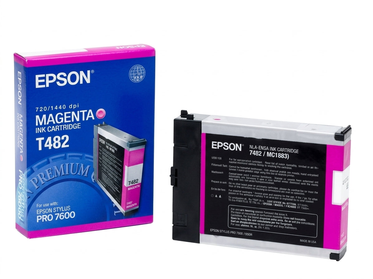 Original Epson T482 Standard Yield Magenta Ink Cartridge, C13T482011