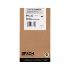 Original Epson T6029 Standard Yield 110ml Light Light Black Ink Cartridge, C13T602900