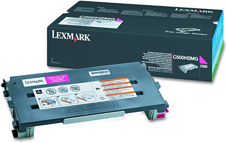 Genuine Lexmark C500H2MG High Yield Magenta Toner Cartridge
