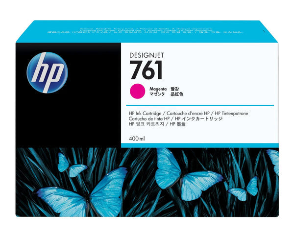 Original HP 761 400mL Standard Yield Magenta Ink Cartridge, CM993A