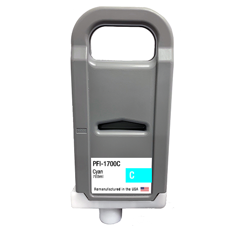 JIT Brand Remanufactured for Canon PFI-1700C Cyan Ink Cartridges