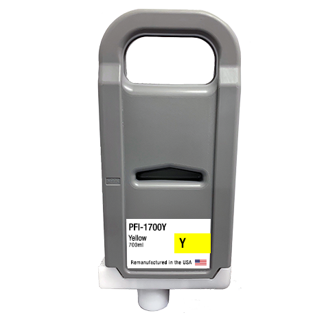 JIT Brand Remanufactured for Canon PFI-1700Y Yellow Ink Cartridges
