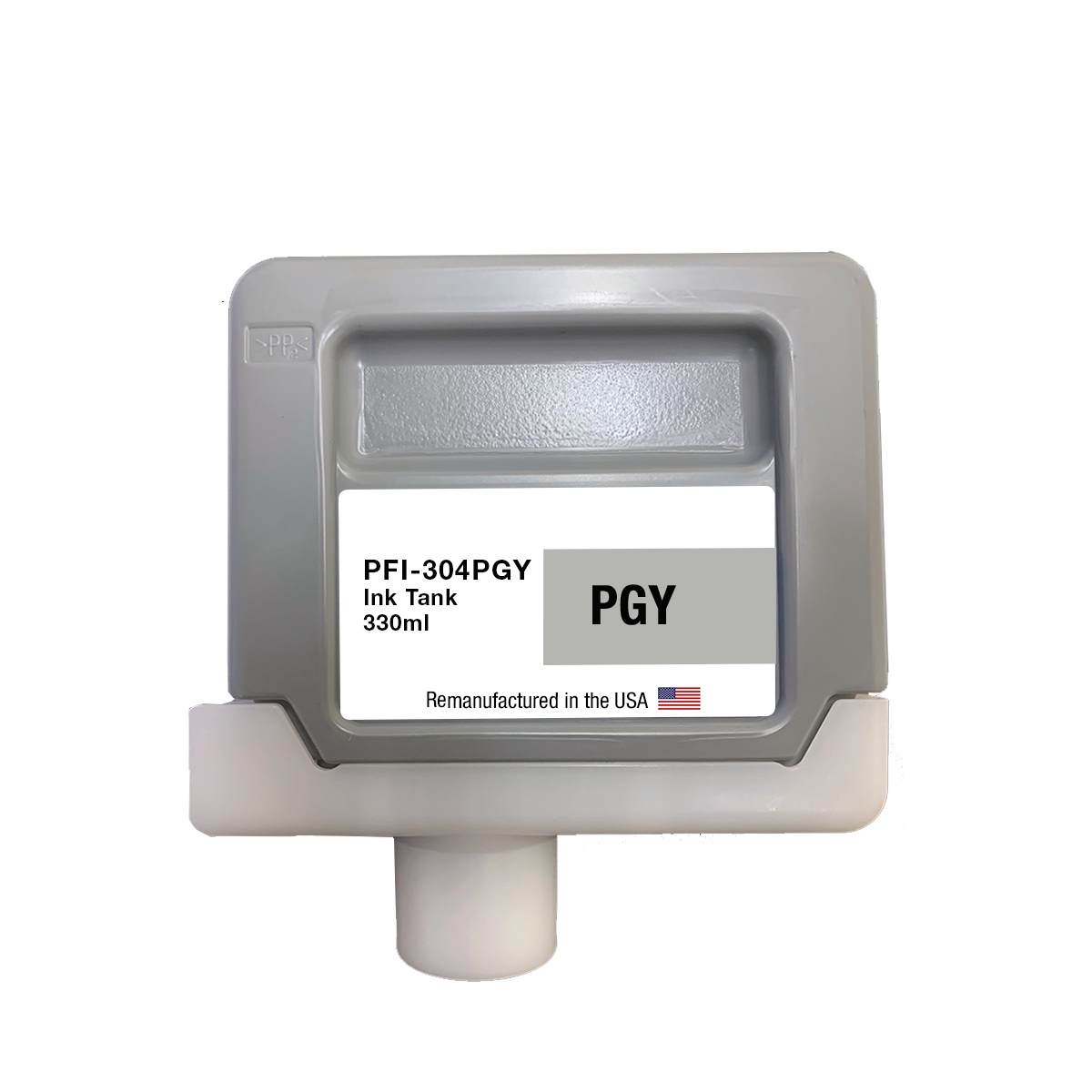 JIT Brand for Canon PFI-304 330ml Photo Gray High Yield Remanufactured in the USA Ink Cartridge