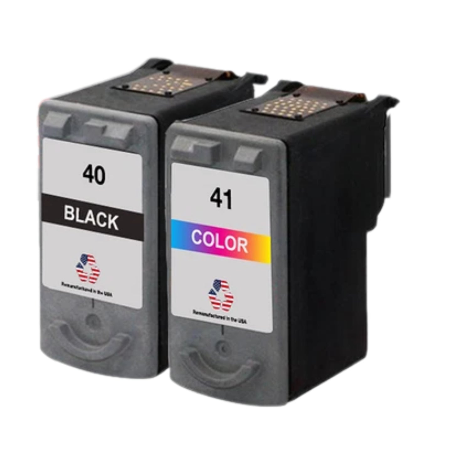 JIT Brand for Canon PG-40 Black / CL-41 Color Combo Pack Remanufactured in the USA Ink Cartridges