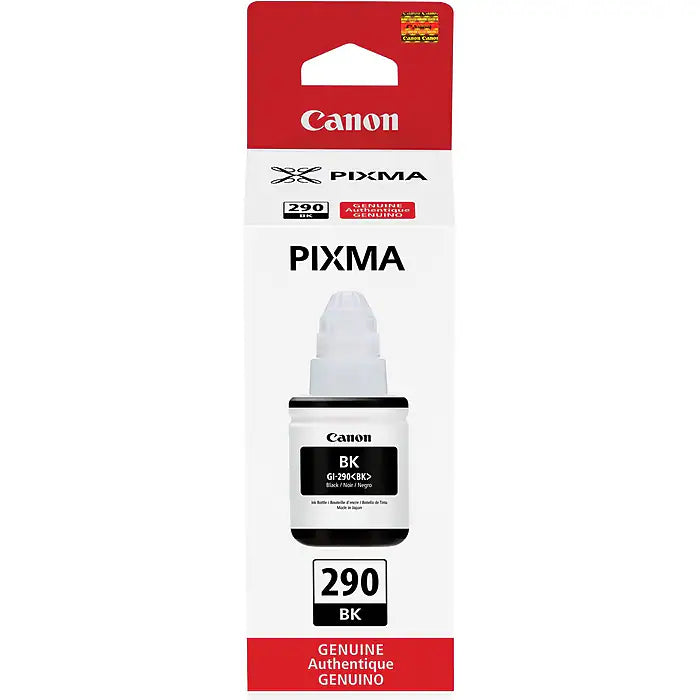 Original Canon GI-290 High Yield Black Ink Bottle, 1595C001